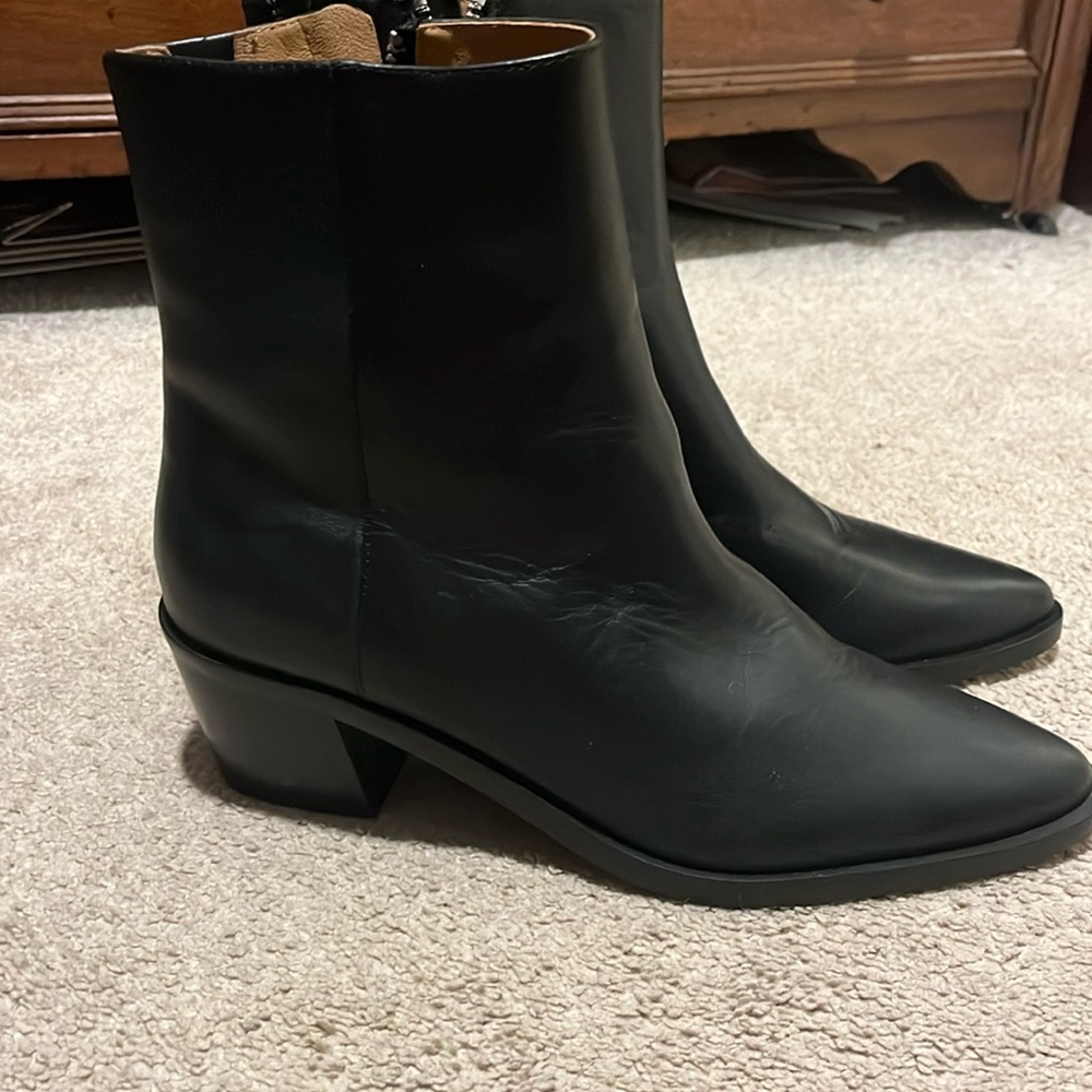 Madewell low heel boots